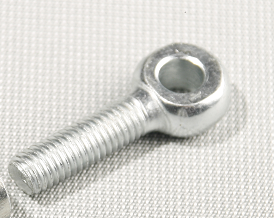 Eye bolt, galvanised, M10 x 40 mm.