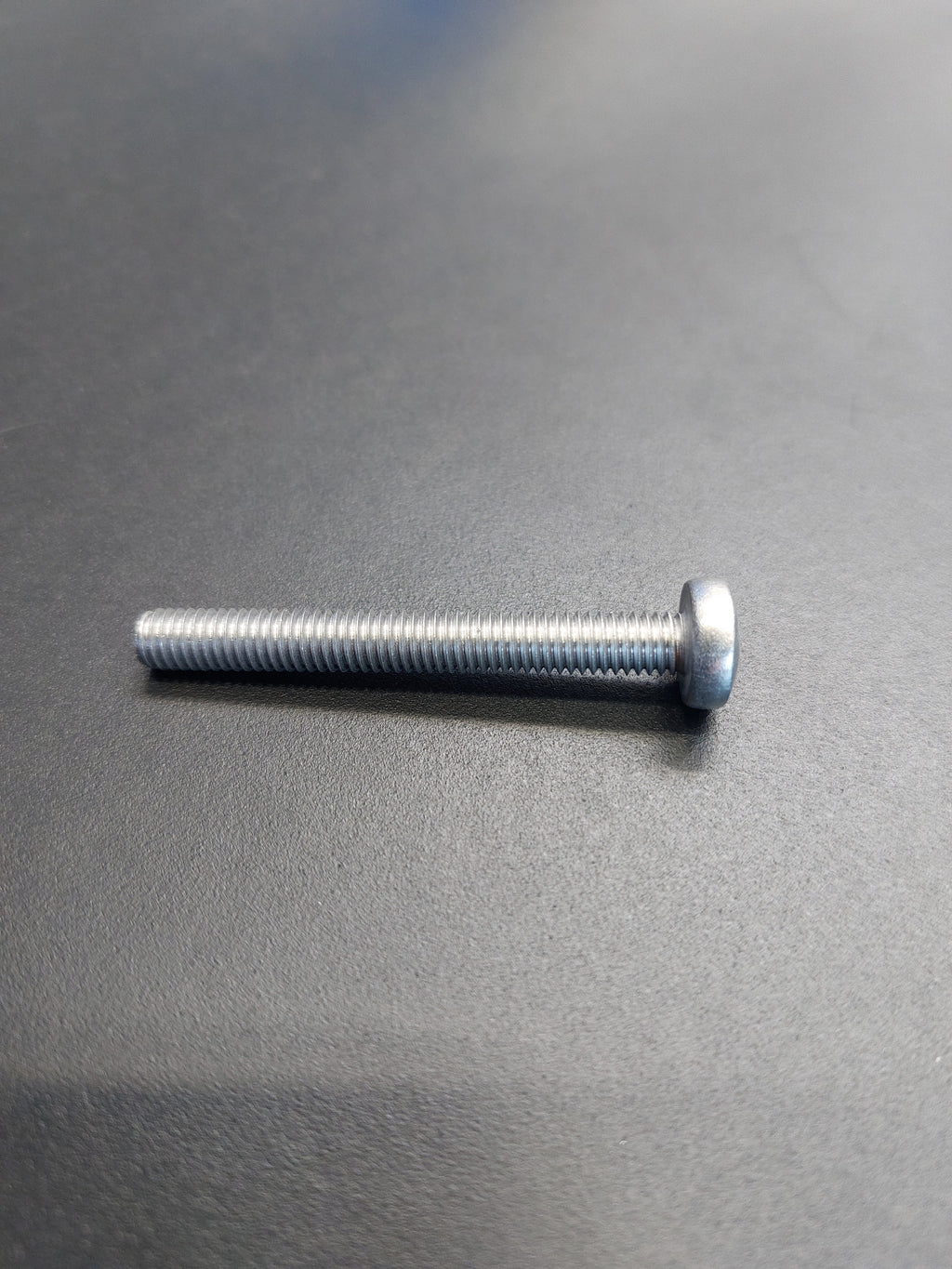 Flat-head screw with Z cross recess, stainless steel A2, M6 x 50 mm.