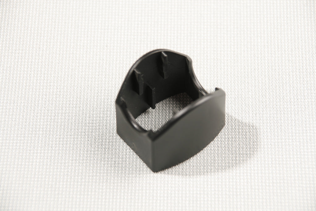 Protective cap, for bolt with head on support strut, for frame in RAL 8019 and 7016, plastic, colour black, (since approx. 2010), 36 x 47 mm, length 48 mm, for ALBATROS.
