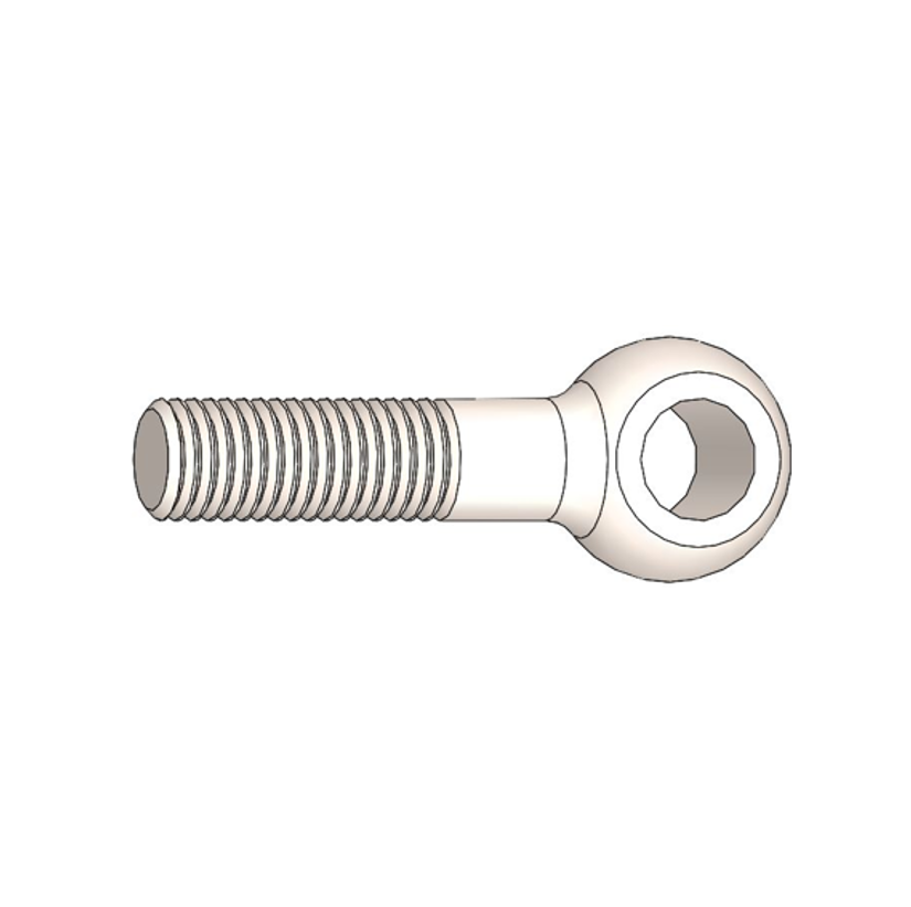 Eye bolt, galvanised, M10 x 40 mm.