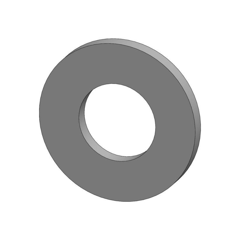 PVC washer for bolts, black, inner Ø 8.4 mm, outer Ø 17.2 mm, 2 pieces per bolt necessary, for SCHATTELLO/ALBATROS.